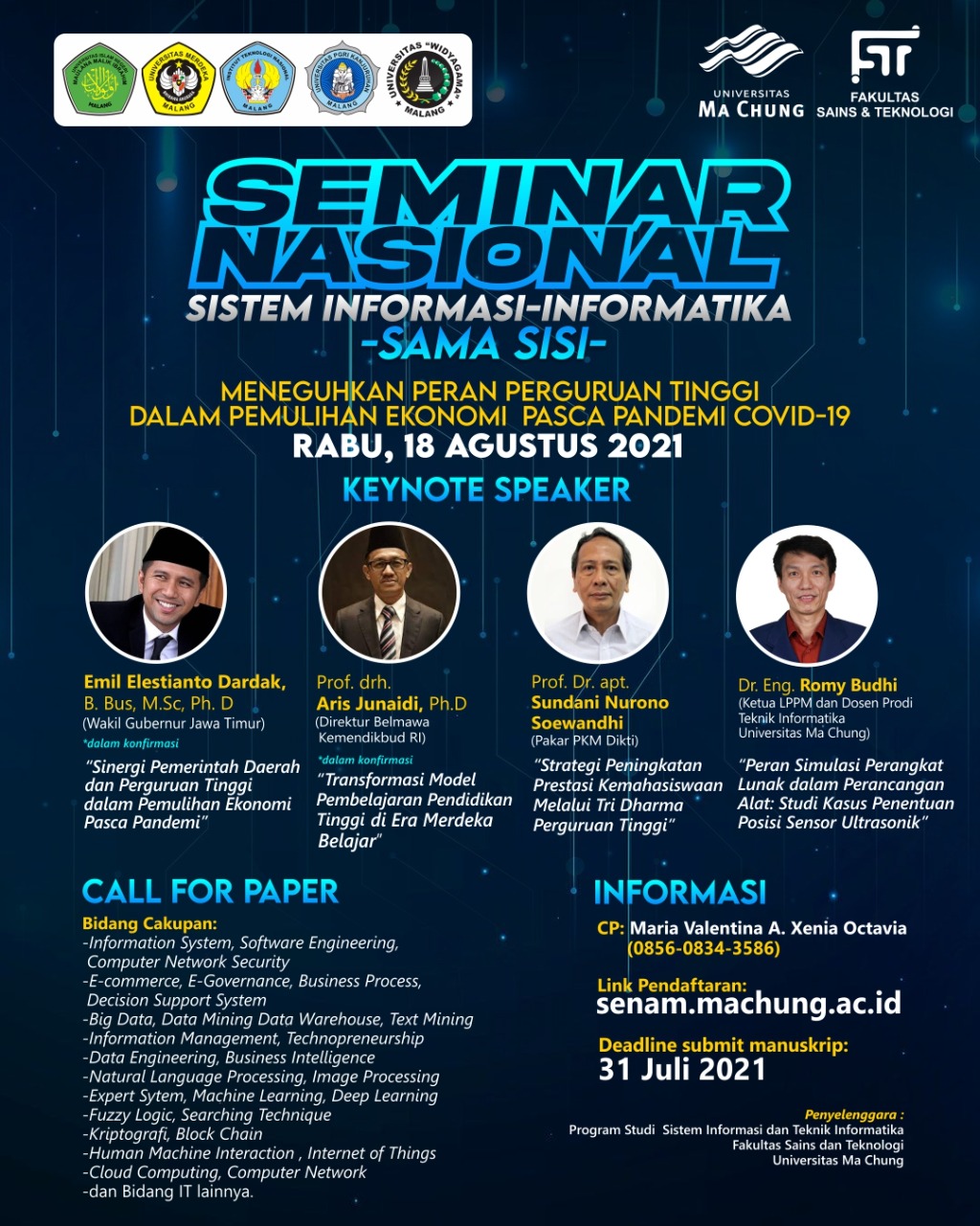 Seminar Nasional Sistem Informasi Informatika 2021